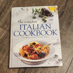 The Complete Italian Cookbook - White & Blue Cover
